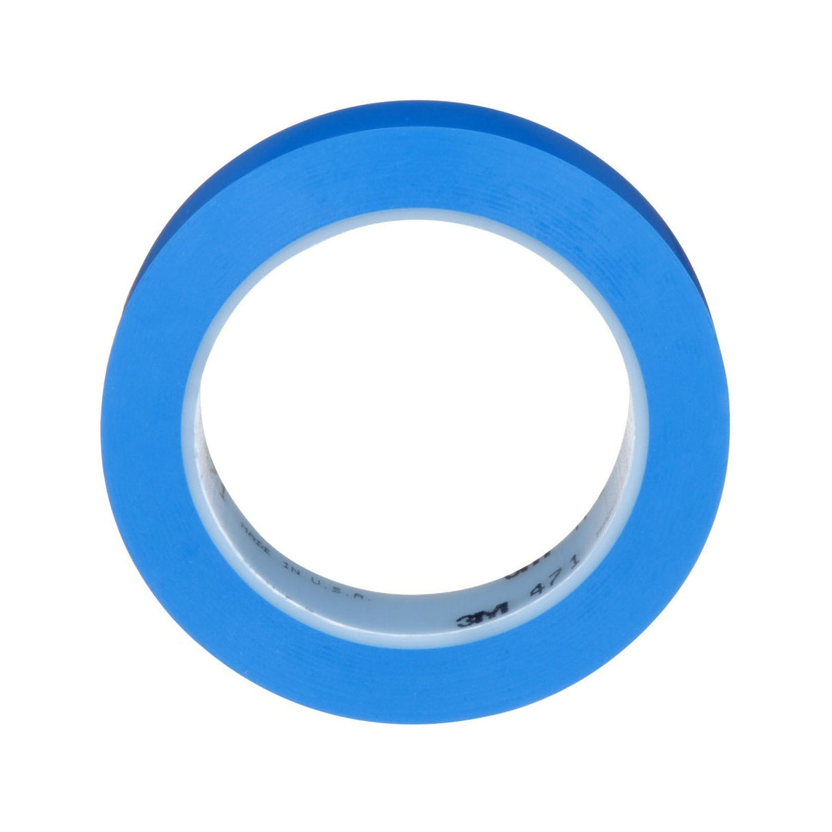 3M 471 Vinyl Tape, Blue, 1 in x 36 yd, 5.2 mil (68847) (7100044654) (36 Pack) - 4