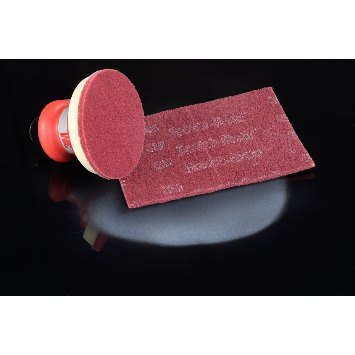 3M 7447 Scotch-Brite PRO Disc, PO-DC, A/O Very Fine, 6 in x NH (7100048870) (100 Pack) - 6