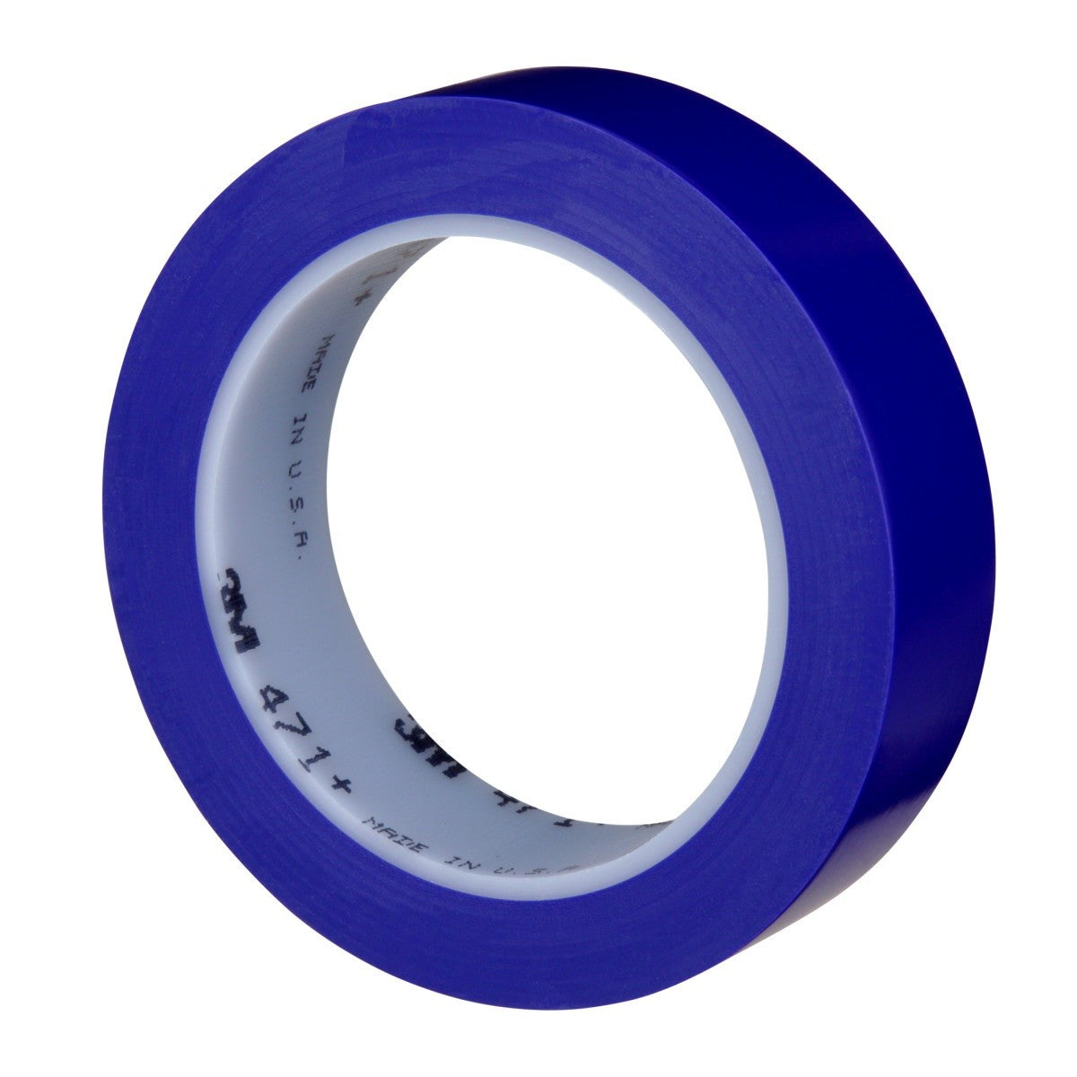 3M 471+ Vinyl Tape Indigo 1 in x 36 yd Fine Line Paint Masking Striping Color Separation High-Temperature Stretch (7100057038) (12 Pack) - 2