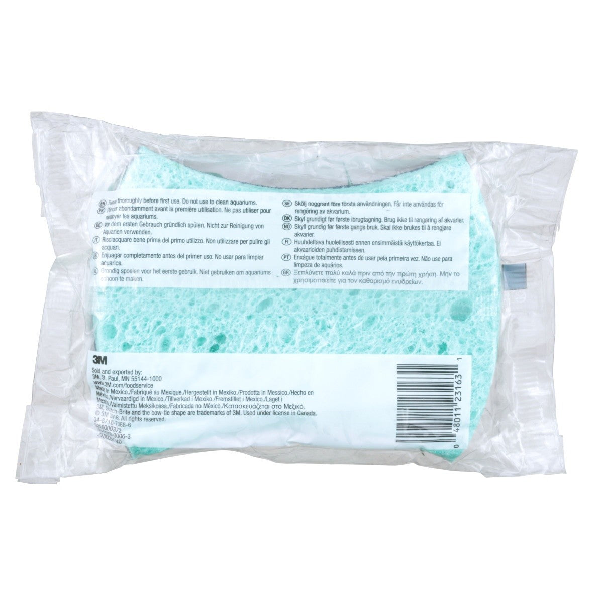 3M Scotch-Brite Power Sponge 3000 Non Scratch Scrub Sponge, 4.5 in x 2.8 in (7100064740) (20 Pack) - 2