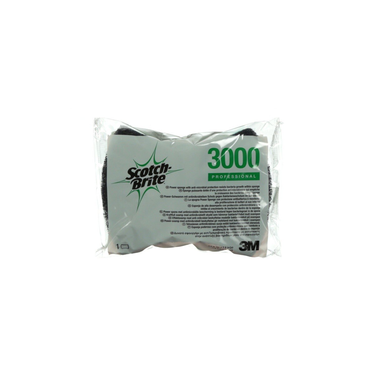 3M Scotch-Brite Power Sponge 3000 Non Scratch Scrub Sponge, 4.5 in x 2.8 in (7100064740) (20 Pack) - 10