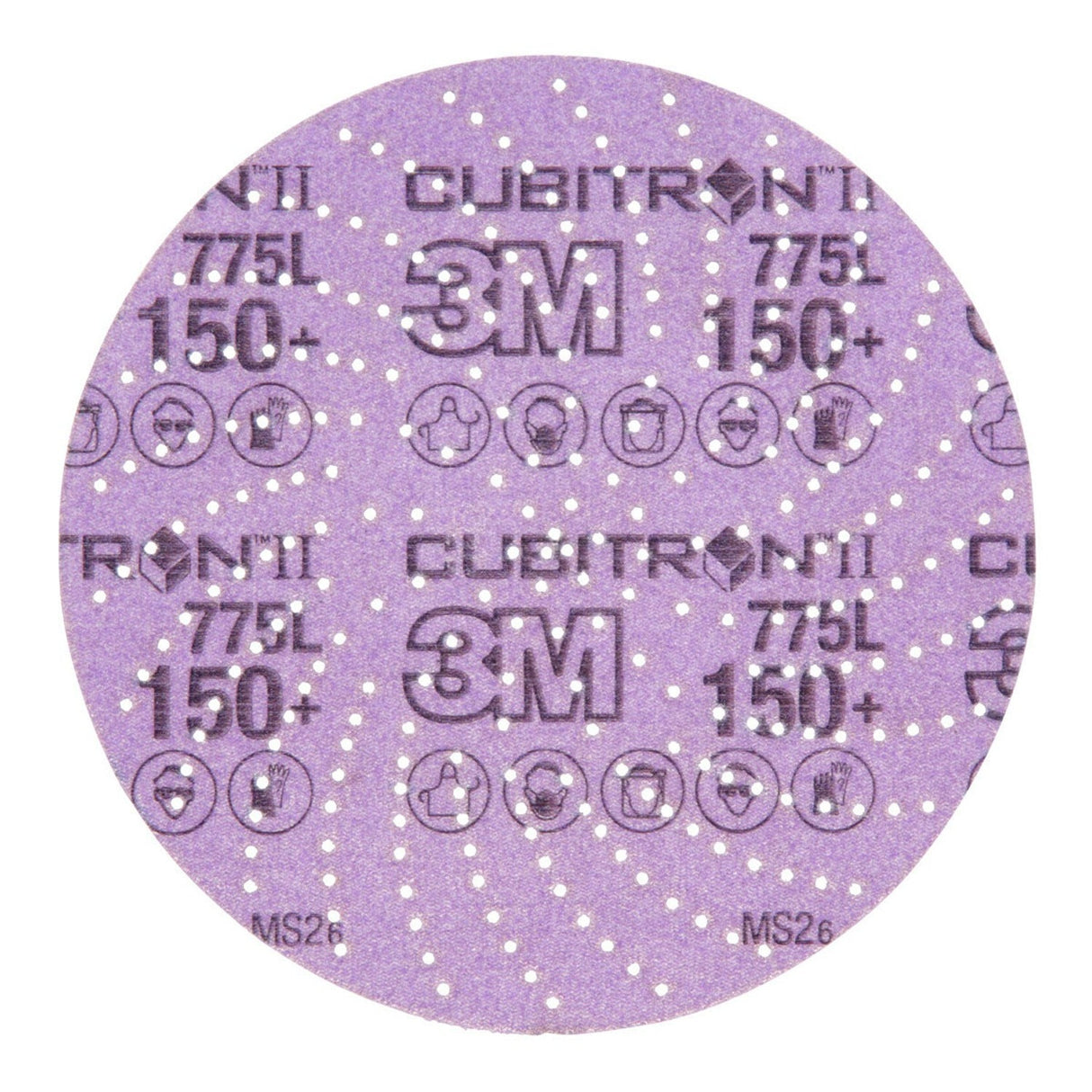 3M 775L Xtract Cubitron II Hookit Clean Sanding Film Disc , 150+ Grit, 6 in. Hook-and-Loop for Paint Prep, Removal, Sanding, Refining, Blending, Featheredge (7100065918) (250 Pack)