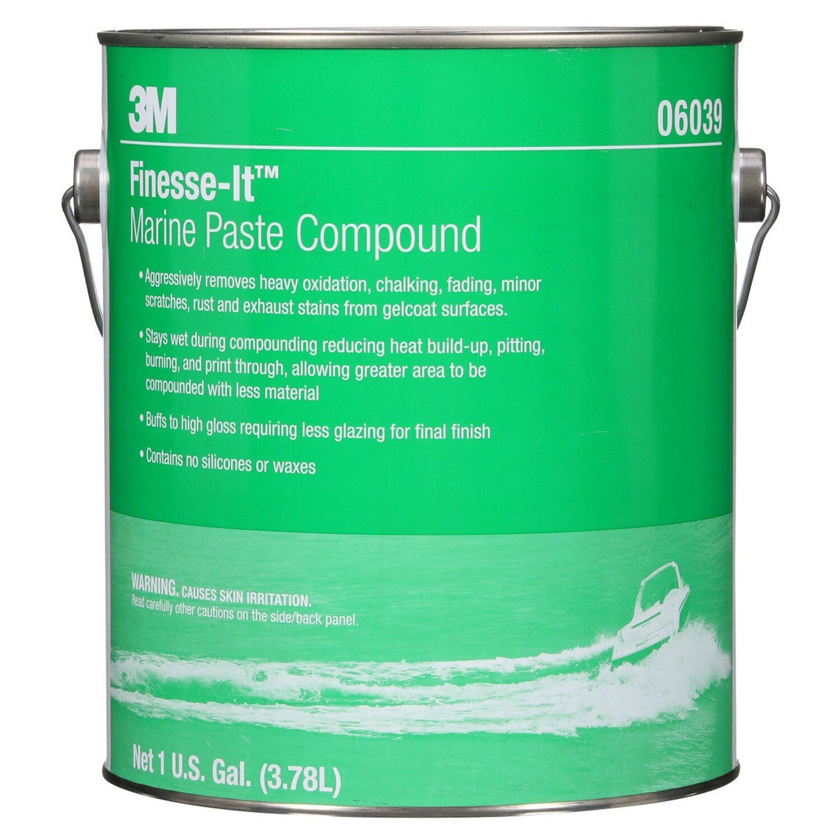 3M Finesse-it Marine Paste Compound, White, 1 gal (06039) (7100066061) (4 Pack) - 2