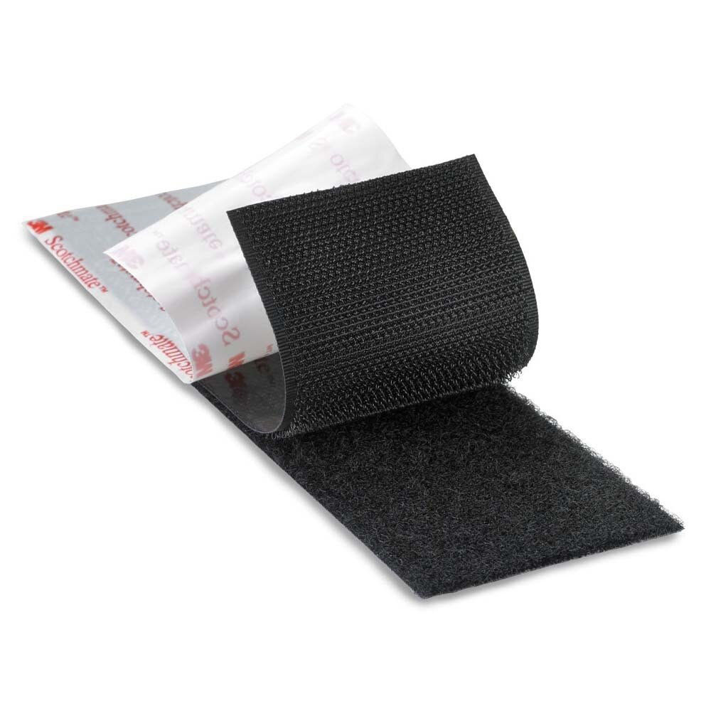 3M SJ3526N Hook Fastener Black, 1-1/2 in x 50 yd with High Performance Rubber Adhesive (7100075403) - 2