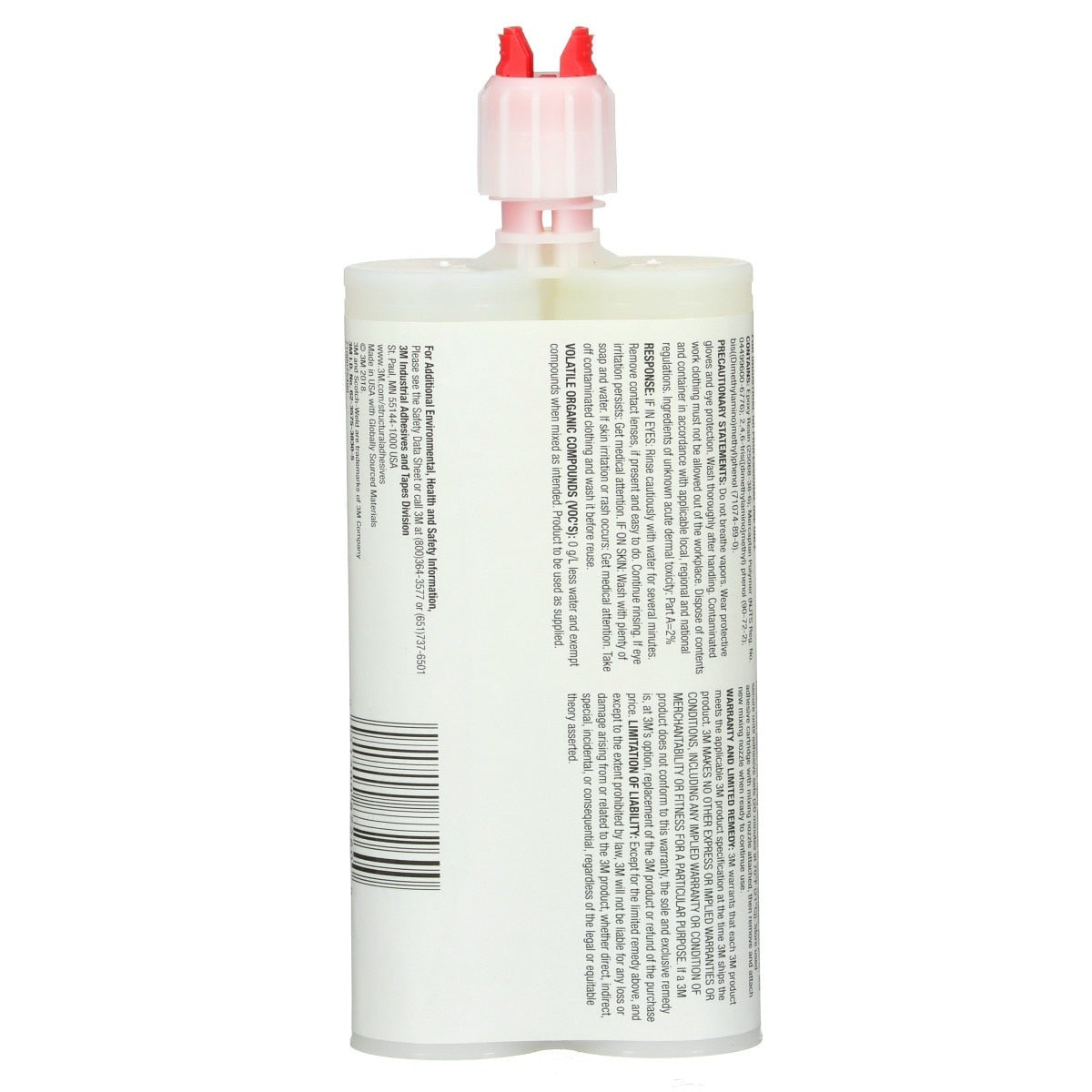 3M Scotch-Weld Epoxy Adhesive DP100 Clear Two-Part Fast Cure Rigid Epoxy 200 mL 6.76 fl oz Duo-Pak (DP100) (7100075490) (12 Pack) - 5