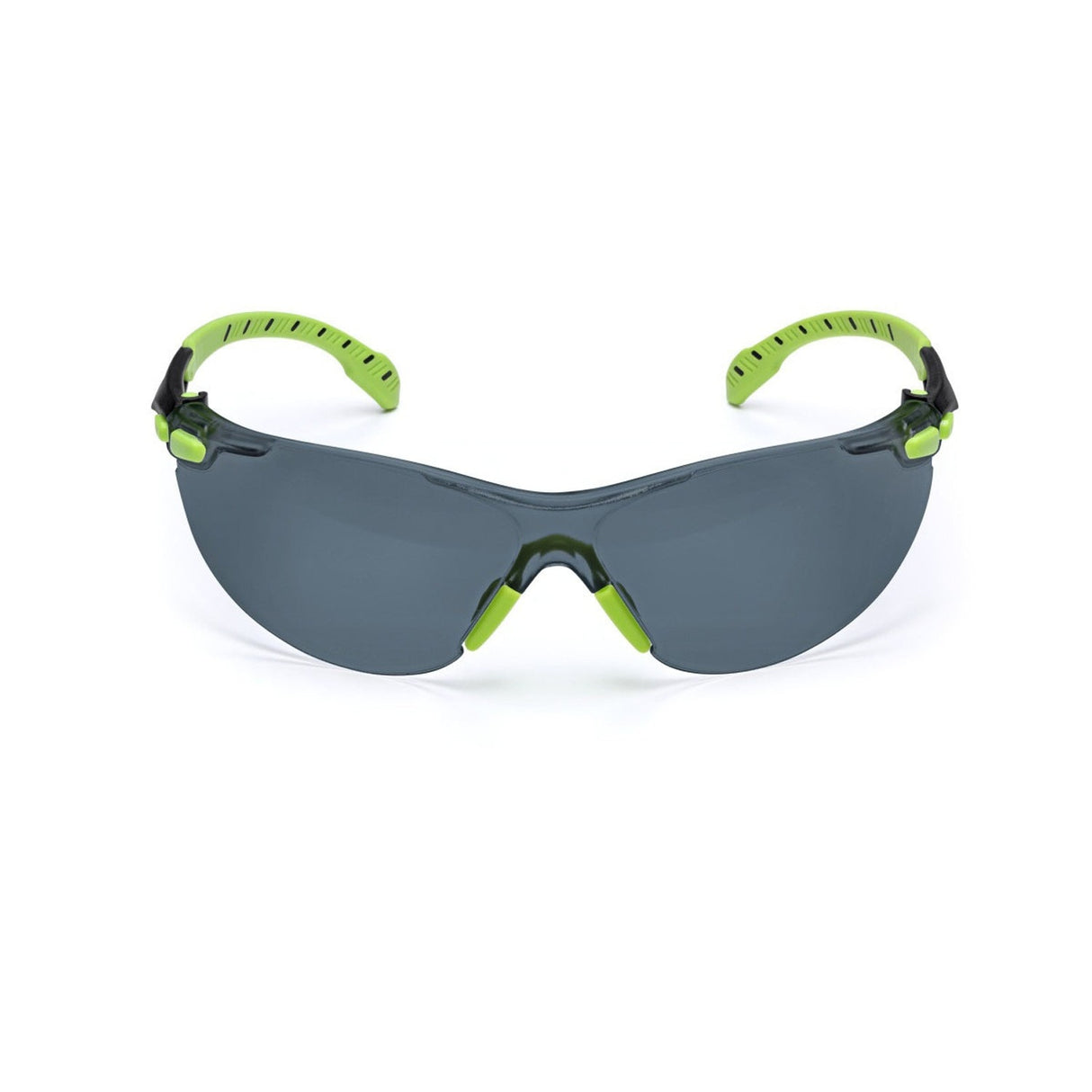 3M S1202SGAF Solus 1000 Series Safety Glasses, Scotchgard Anti-Fog, Gray Lens, Green/Black Frame, ANSI Z87.1, UV Protection (7100079180) (20 Pack)