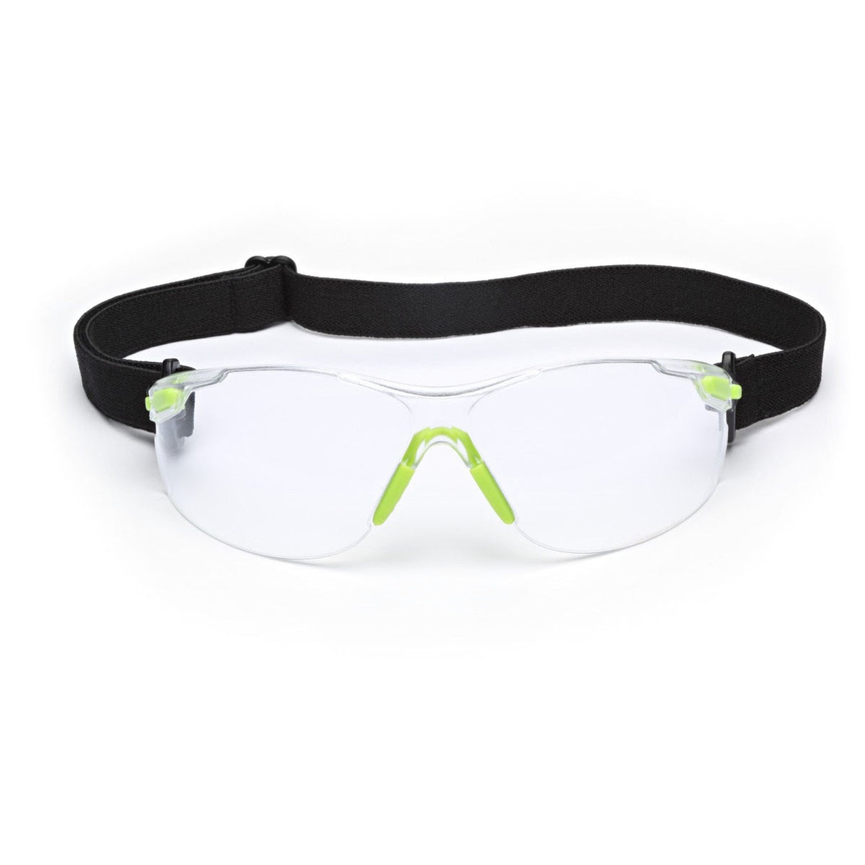 3M S1201SGAF-KT Solus Safety Glasses 1000 Series Scotchgard Anti-Fog, Clear Lens, Green/Black Frame, Removable Foam Gasket and Strap, ANSI Z87 (7100079182) (20 Pack) - 3