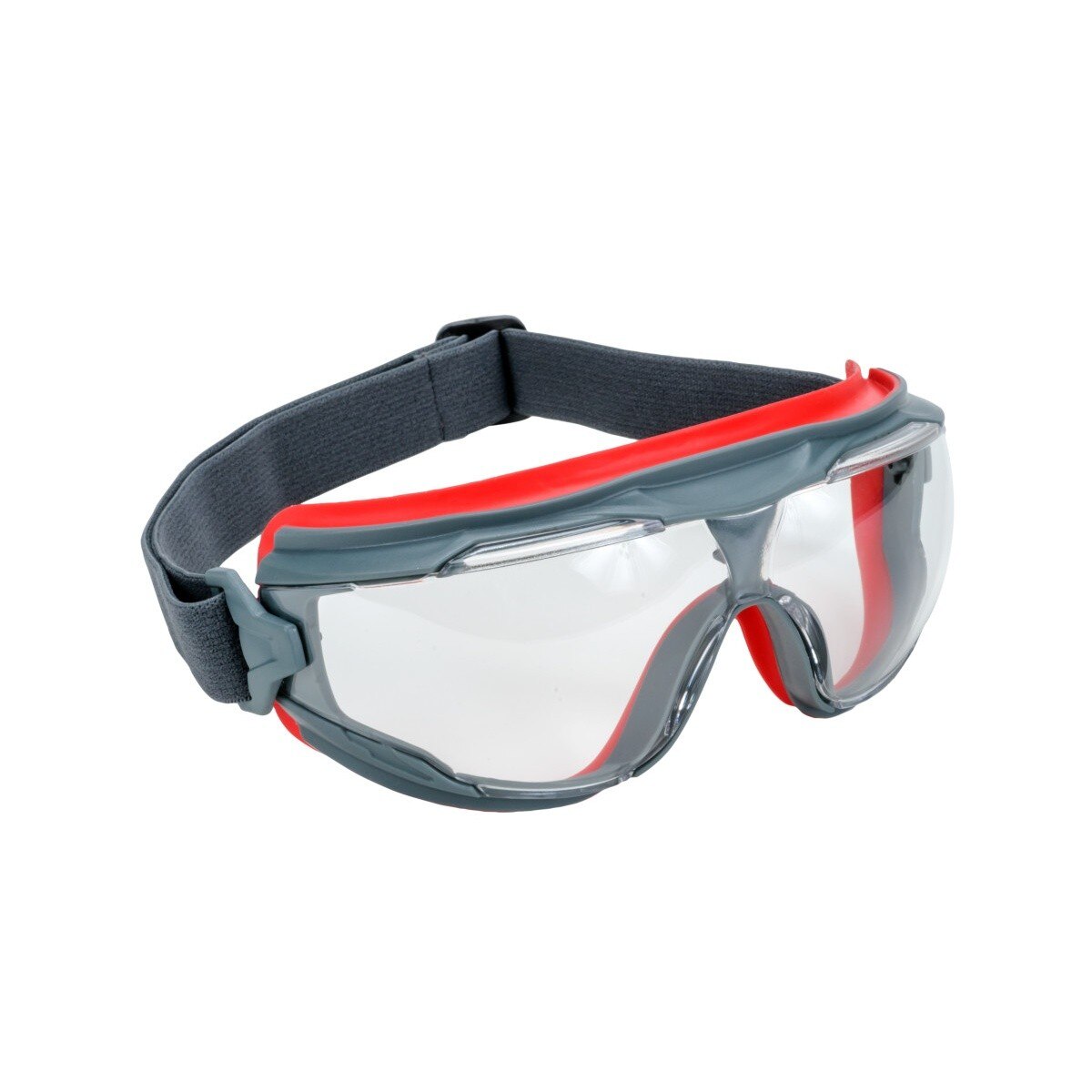 3M GG501SGAF GoggleGear 500 Series Safety Goggles, Clear Lens, Anti-Fog, Indirect Ventilation, Adjustable Cloth Strap, D3/D4 Rated ANSI Z87.1-2015 (7100079187) (1 Pair)