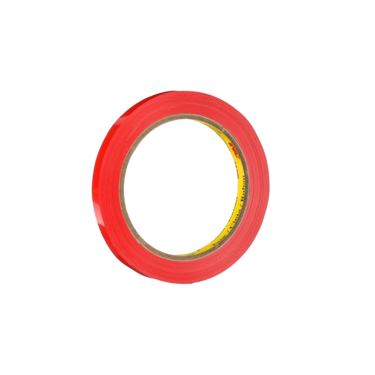 3M 690 Scotch Color Coding Tape, Red, 9 mm x 66 m (7100083892) (192 Pack)