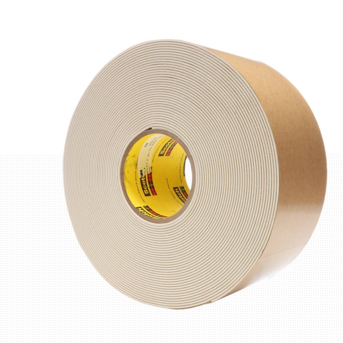 3M 528 Impact Stripping Tape, Tan, Rubber Backed Acrylic Adhesive, 4 in x 20 yd, 82 mil (7100084362) (2 Pack) - 2