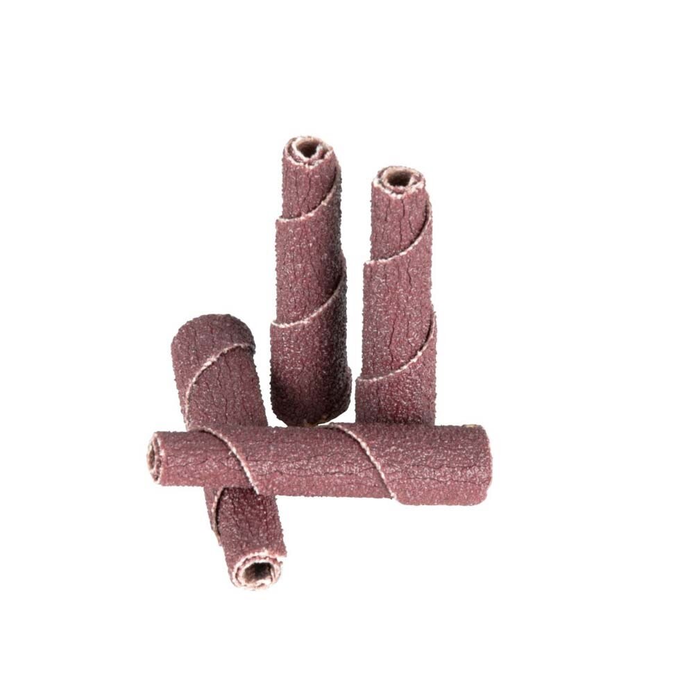 3M 705509 Standard Abrasives A/O Full Taper Cartridge Roll , 3/8 in x 1-1/2 in x 1/8 in 80 (7100085865) (100 Pack) - 2