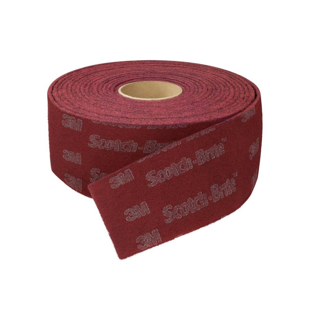 3M 7100085903 Scotch-Brite 7447 PRO Very Fine Aluminum Oxide Abrasive Roll, 4 in x 30 ft