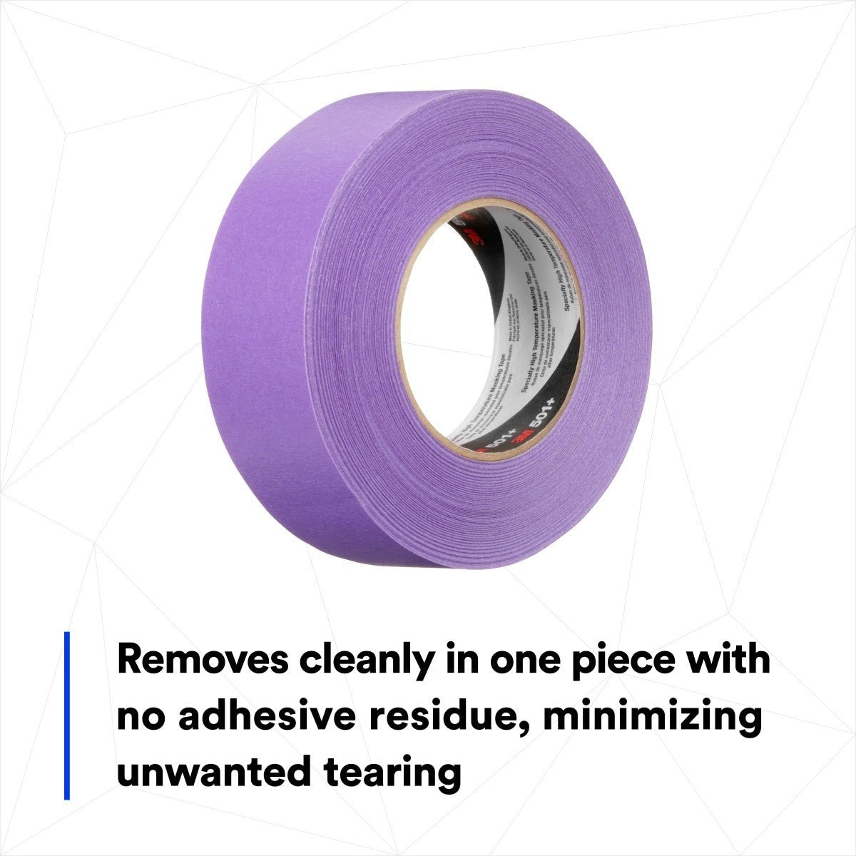 3M 501+ Specialty High Temperature Masking Tape, Purple, 36 mm x 55m, 6.0 mil (7100086190) (24 Pack) - 2