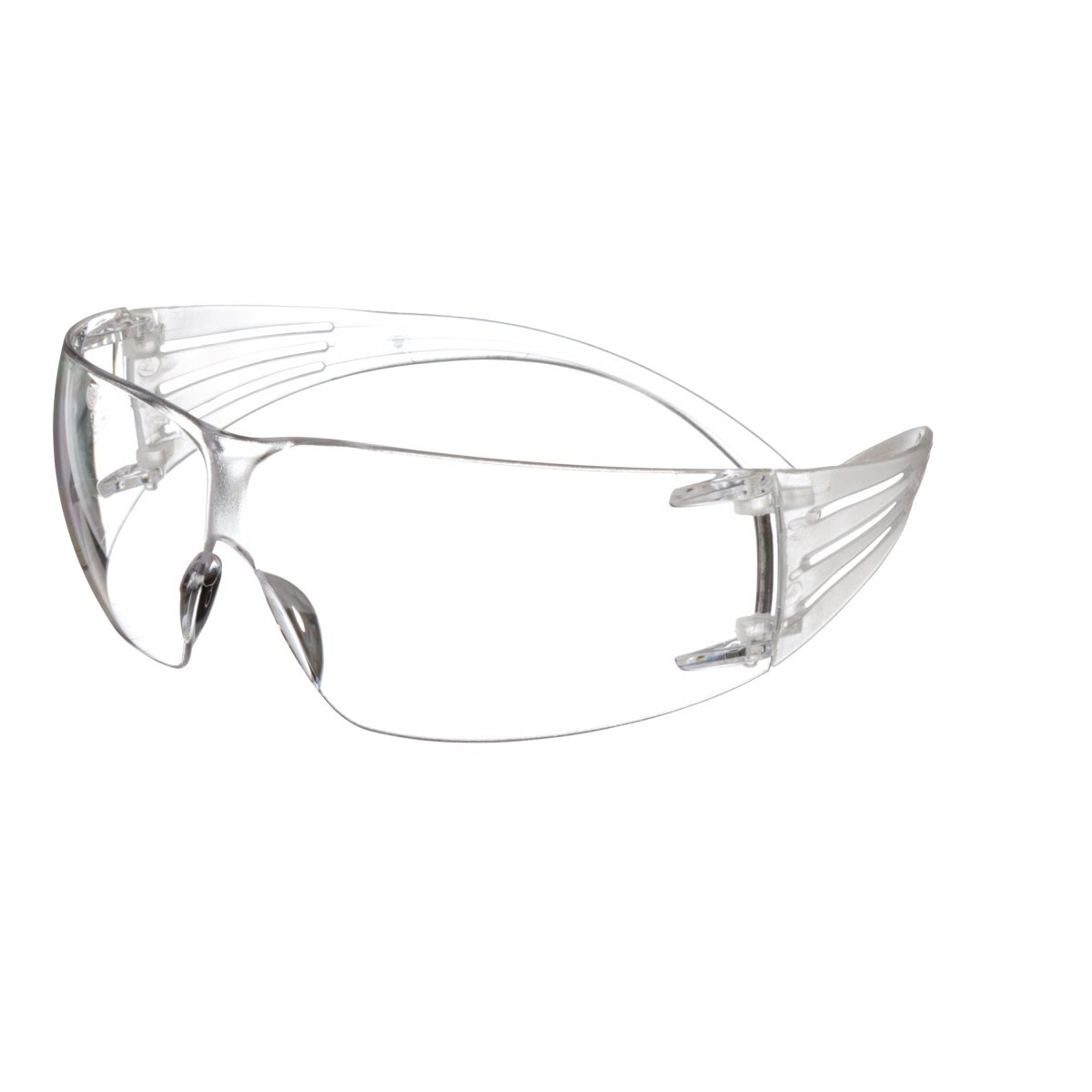 3M SF201AF SecureFit Safety Glasses, ANSI Z87, Anti Fog Plus Anti Scratch Clear Lens, Clear Frame, Flexible Temples (7100090435) (20 Pack) - 9