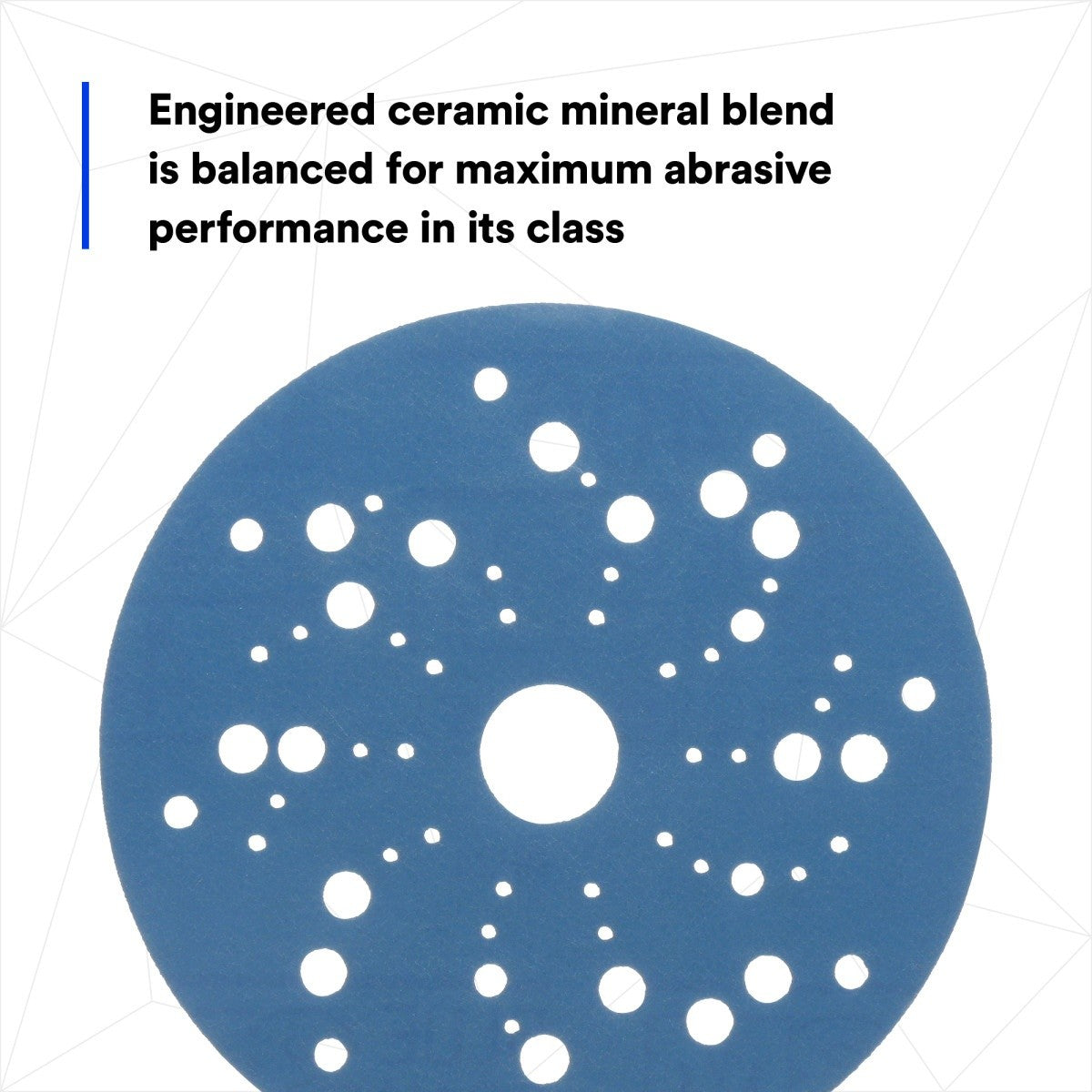 3M 321U 36166 Hookit Blue Abrasive Disc, 400 Grit, Multi-Hole, 5 in Diameter (7100091239) (200 Pack) - 4