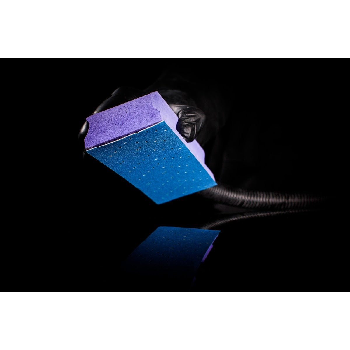 3M 321U 36197 Hookit Blue Abrasive Sheet, 500, 2.75 in x 13 yd, Multi-hole (7100091347) (4 Pack) - 5