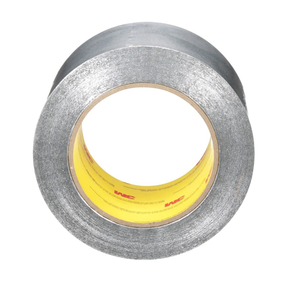 3M 425 Aluminum Foil Tape, Silver, 80 mm x 200 m, 4.6 mil (7100092539) (48 Pack) - 4