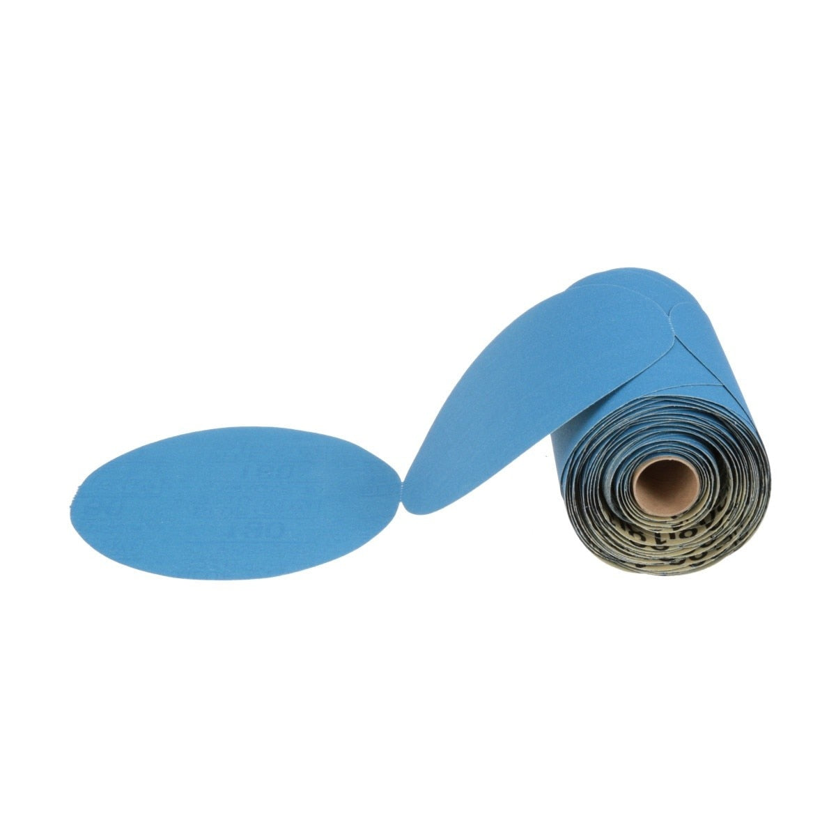 3M 321U 36206 Stikit Blue Abrasive Disc Roll, No Hole, 6 in, 180 Grade (7100098234) (500 Pack) - 3