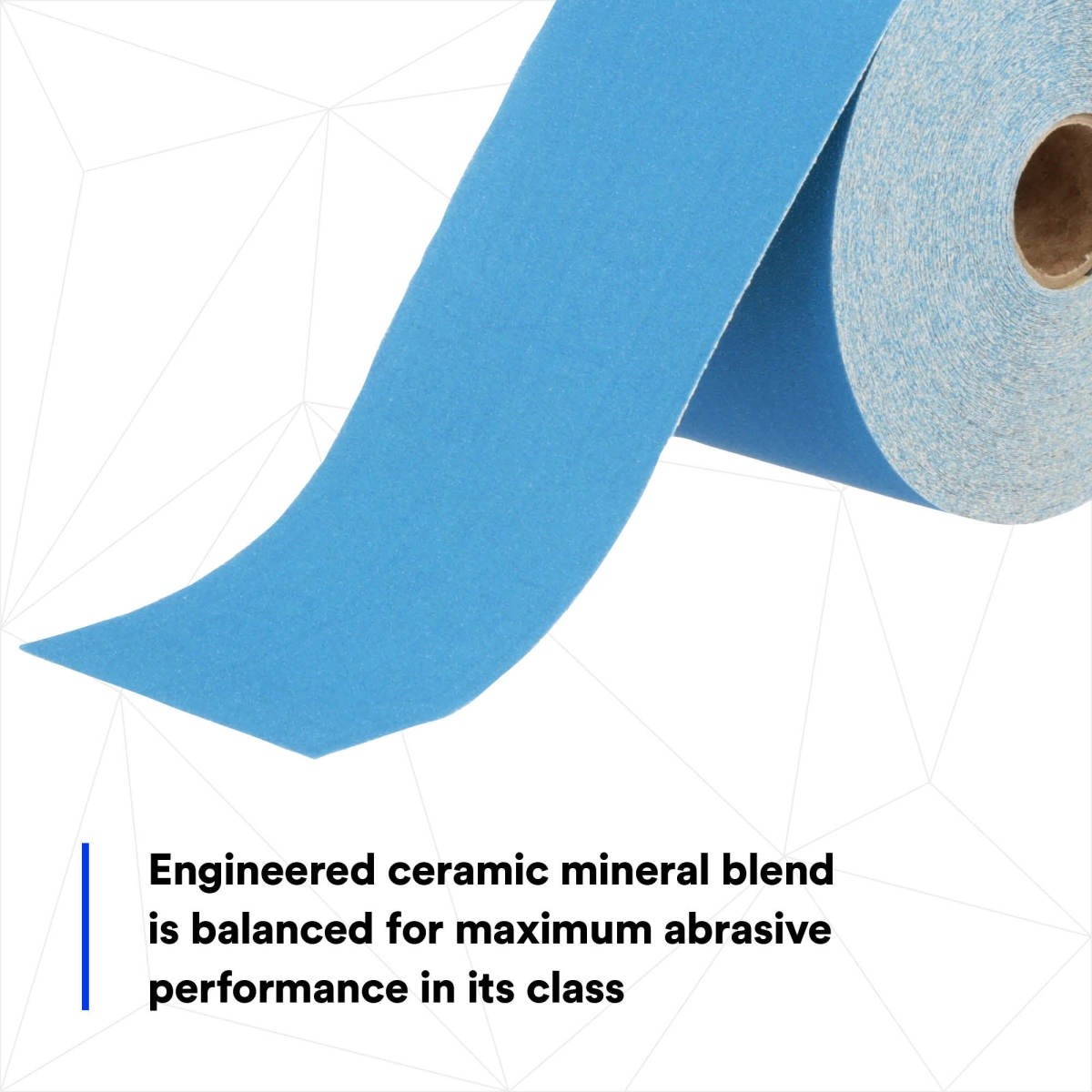 3M 321U Stikit Blue Abrasive Sheet Roll, No Hole, 180 Grade, 2-3/4 in x 30 yd (36221) (7100098556) (5 Pack) - 8
