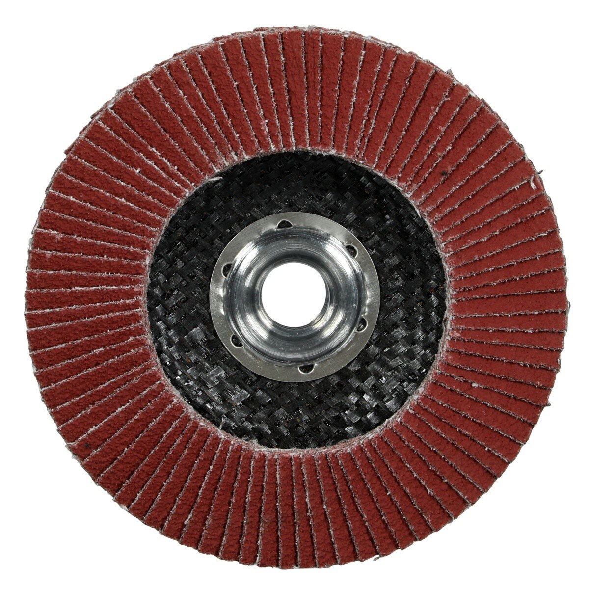 3M 969F Cubitron II Flap Disc, T29 Quick Change, 60 Plus, Maroon, 4-1/2 in x 5/8-11 (7100104606) (10 Pack) - 4