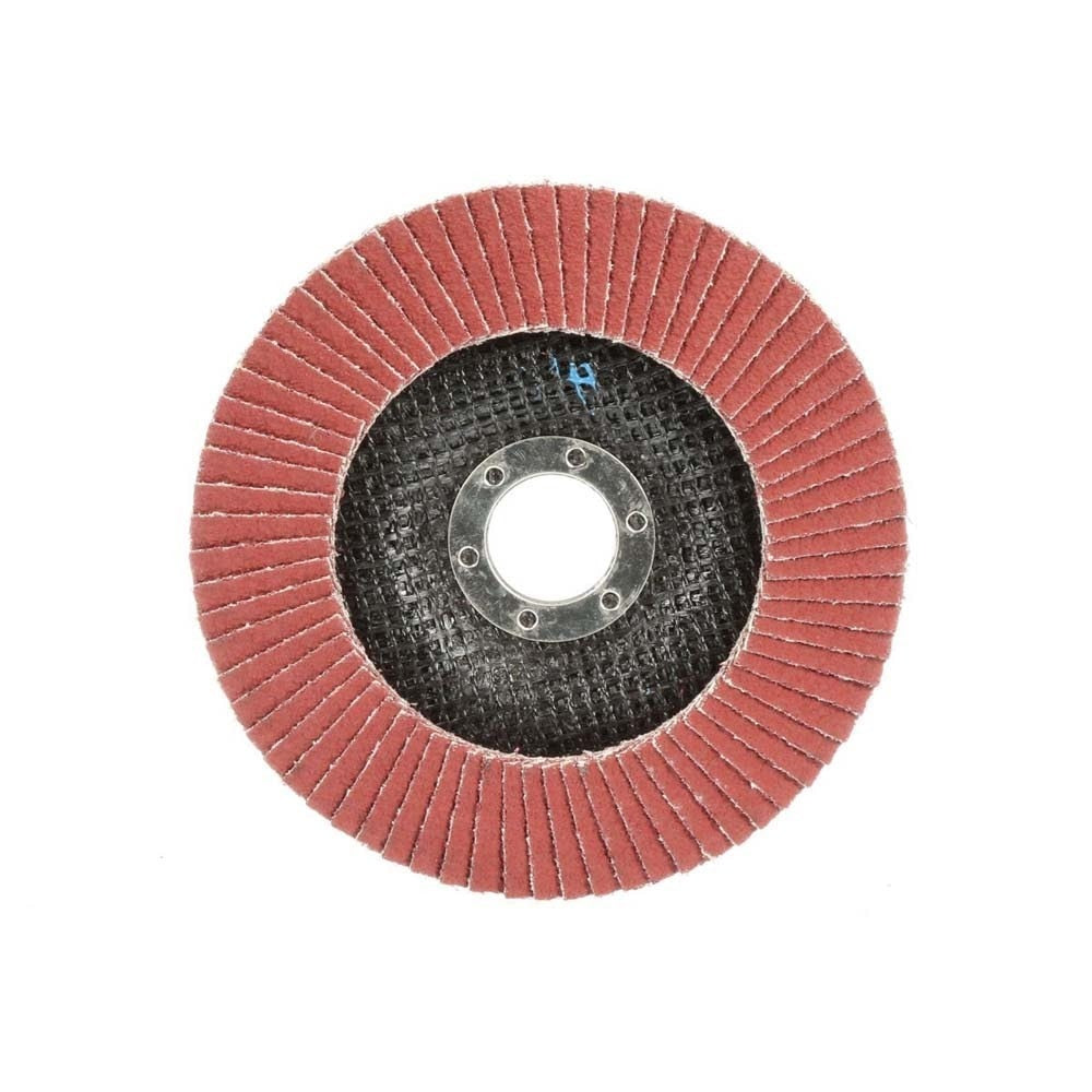 3M 7100104876 Cubitron II 969F T29 Flap Disc, 4-1/2 in x 7/8 in, 80+ Grit, Polyester Backing for Heavy Grinding and Weld Removal