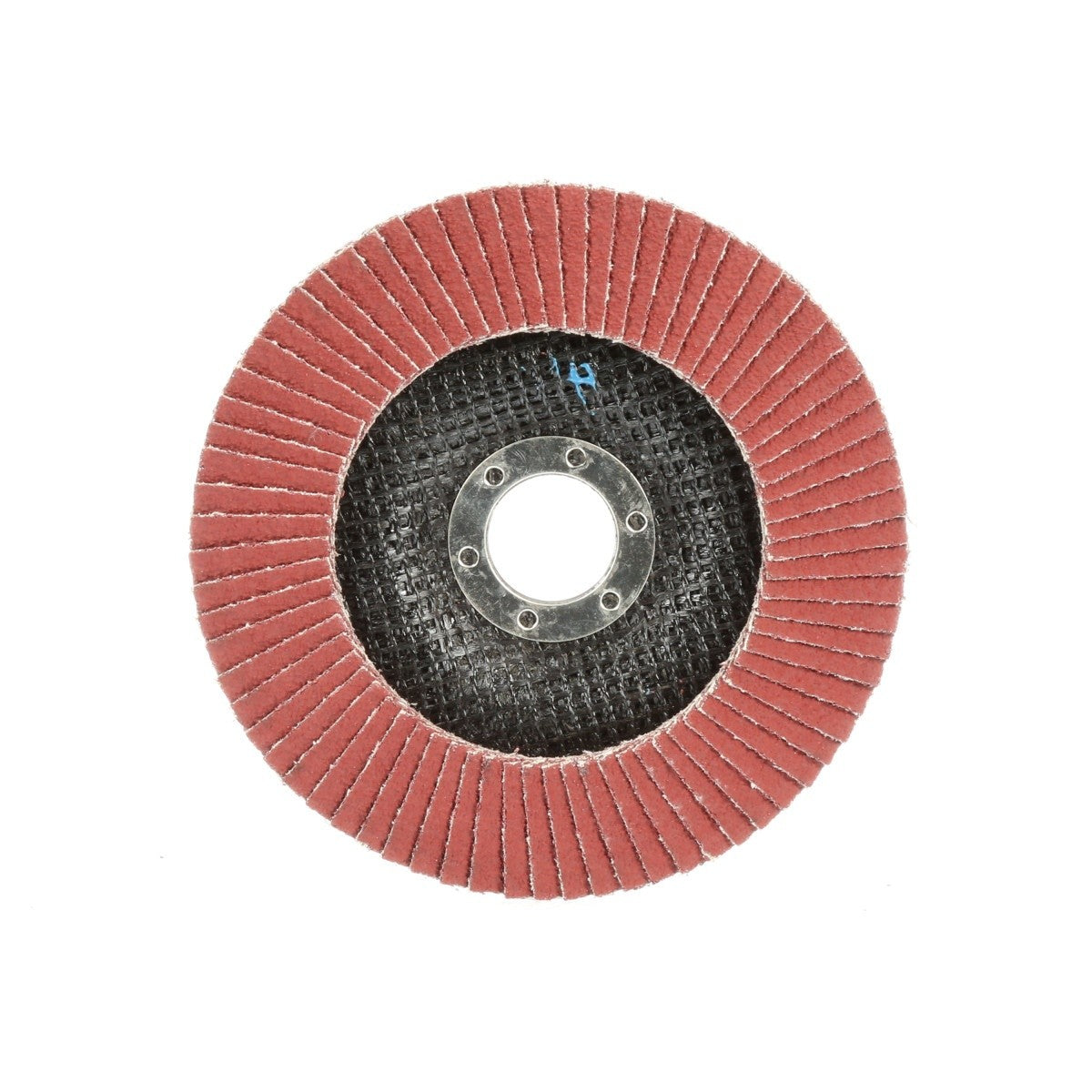 3M 969F Cubitron II Flap Disc, 60+, T29, Threaded, Polyester Backing, Maroon, 4 in x 3/8 in-24 (7100104918) (10 Pack) - 4