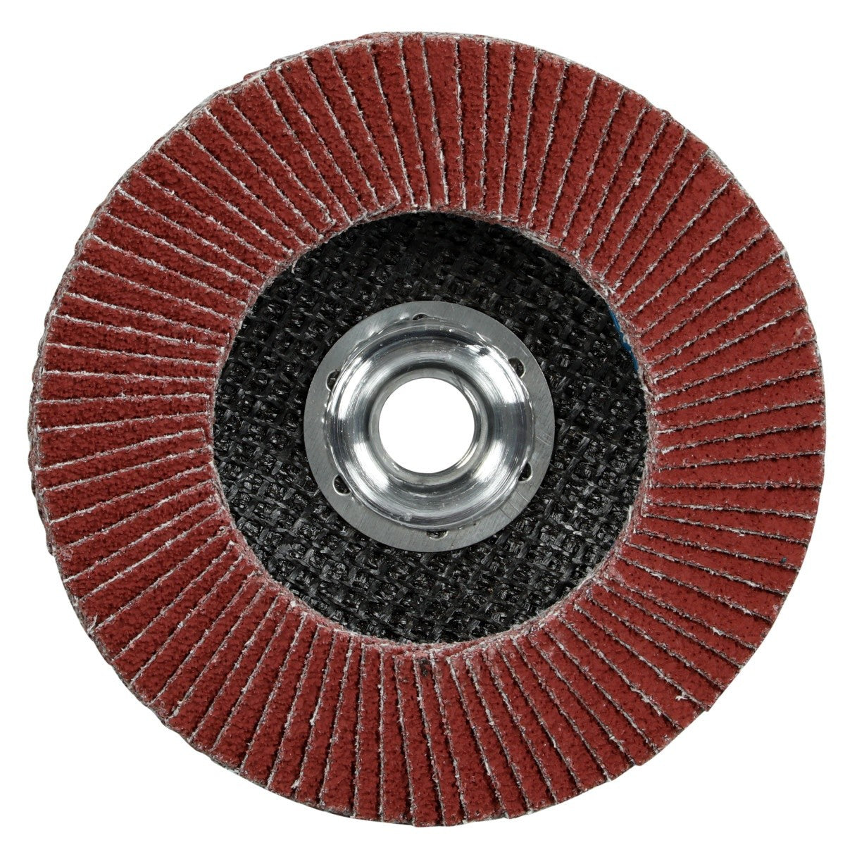 3M 969F Cubitron II Flap Disc, 40+, T27 Quick Change, Precision Shaped Ceramic, Maroon, 4-1/2 in x 5/8 in-11 (64403) (7100104919) (10 Pack) - 5