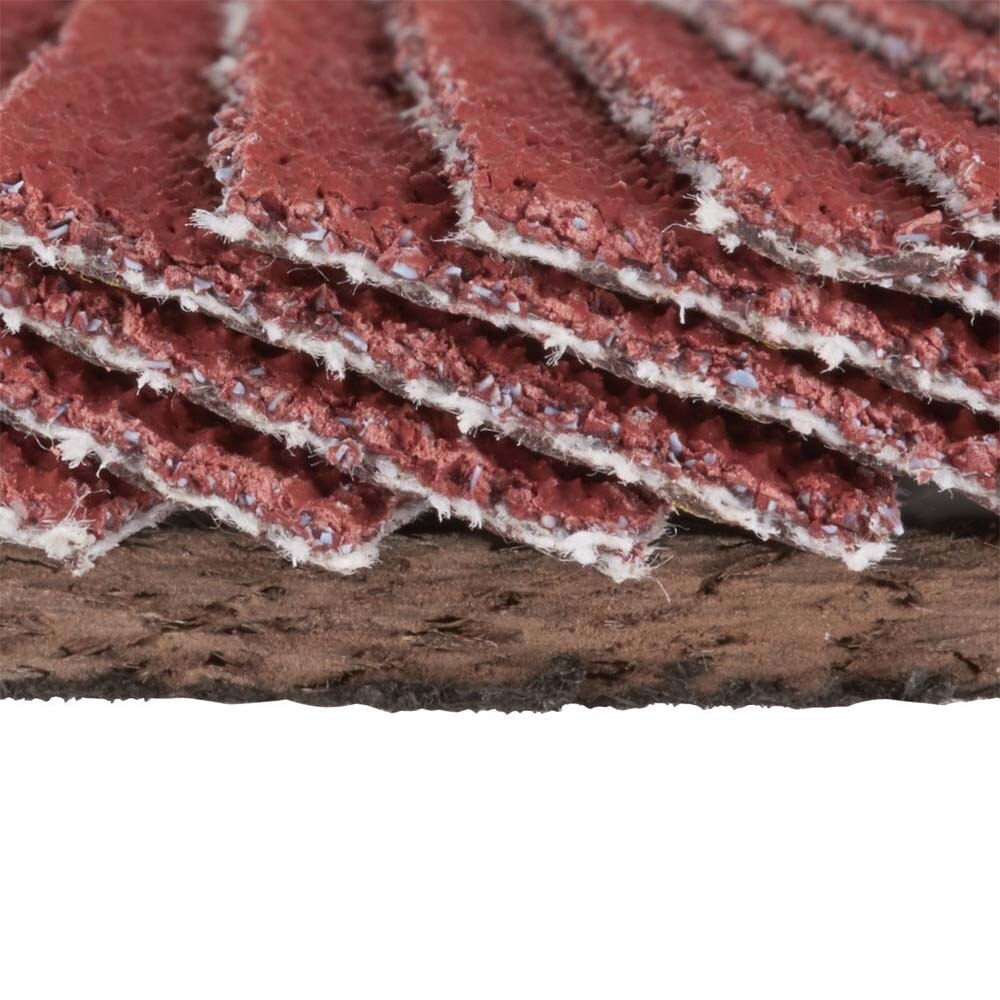 3M 7100105006 Cubitron II 969F T27 Quick Change Flap Disc, 7 in x 5/8-11, 40+ Grit, Polyester Backing for Heavy Grinding and Weld Removal (5 Pack) - 4