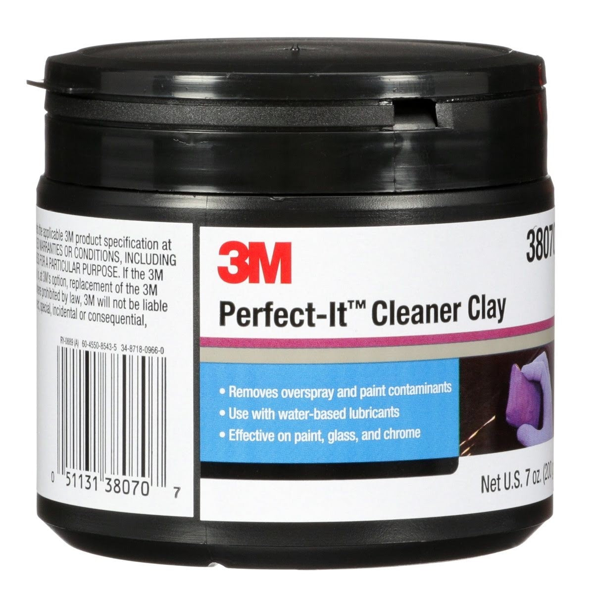 3M Perfect-It Cleaner Clay, 200 g, 1 bar per bottle (38070) (7100105087) (6 Pack) - 3