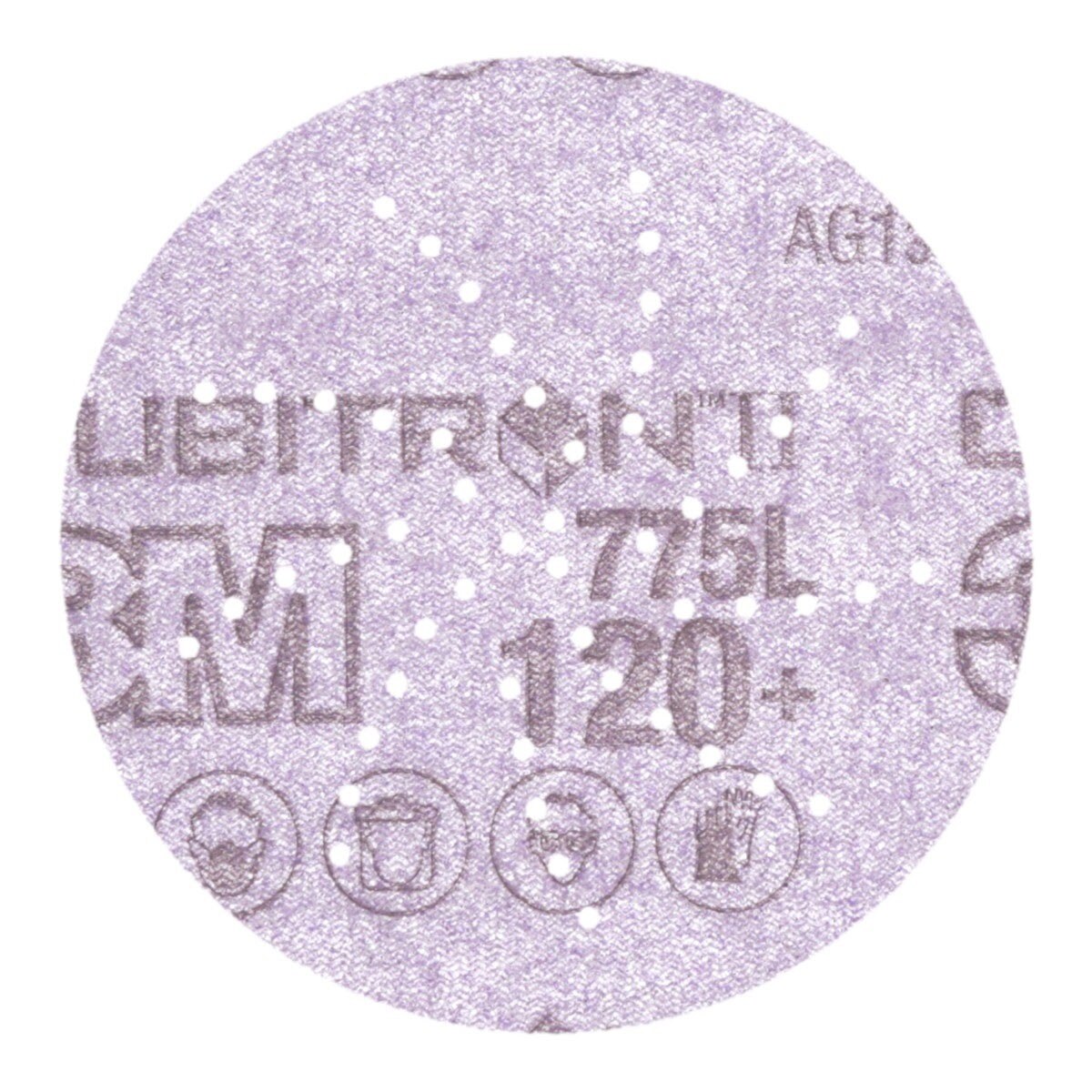 3M 775L Xtract Cubitron II Film Disc, 120+ 3MIL, 3 in, Die 300DS (7100106714) (250 Pack)