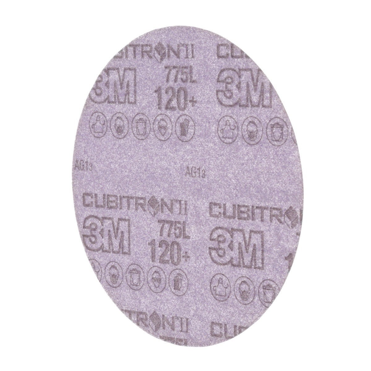3M 775L Cubitron II Hookit Film Disc, 120+ 3MIL, 3 in x NH, Die 300V (7100106764) (5 Pack) - 3