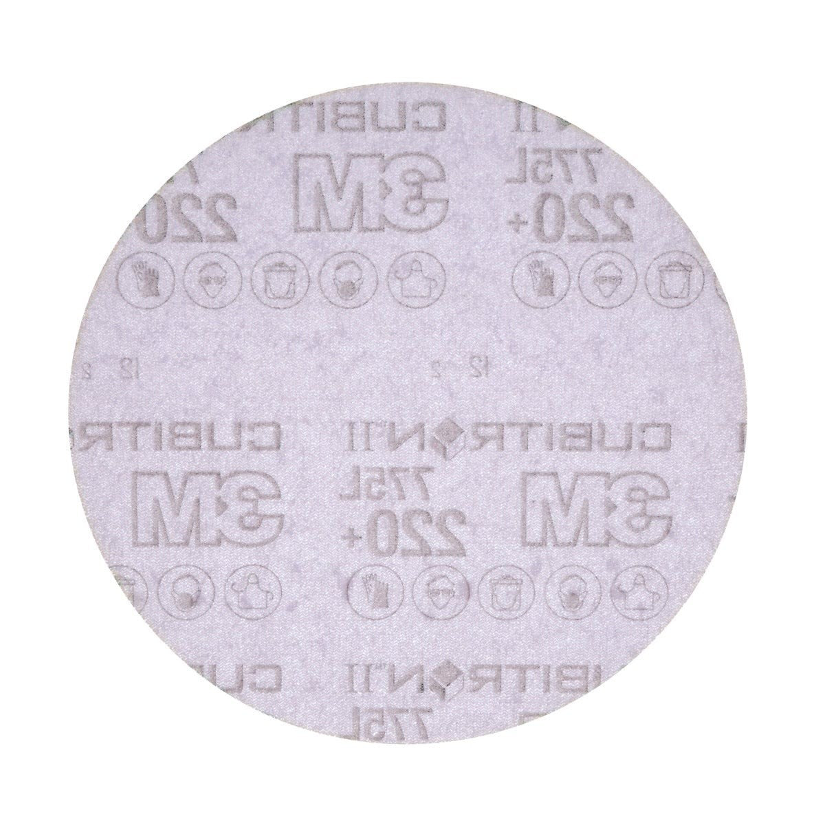 3M 775L Cubitron II Hookit Film Disc, Precision Shaped Ceramic, 220+ Grit, Purple, 3 in, 3 mil, 300V (7100106766) (250 Pack) - 4