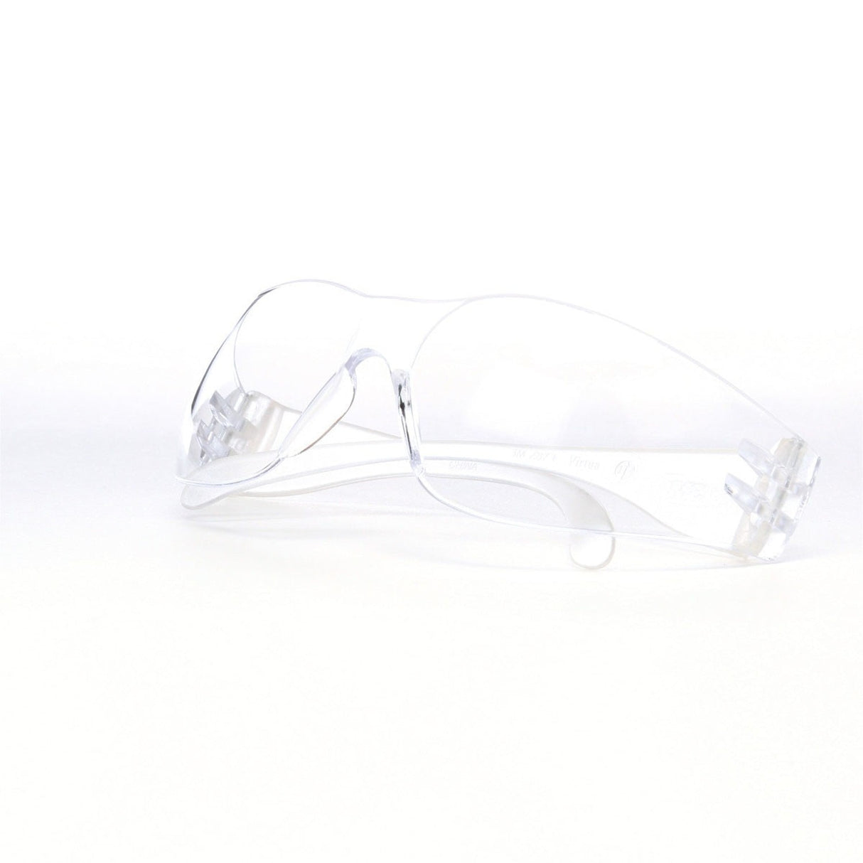 3M 62099 Virtua Safety Glasses Clear Hard Coat Lens Clear Frame Anti-Scratch Wraparound Lightweight (7100109223) (1 Pair) (20 Pack) - 3