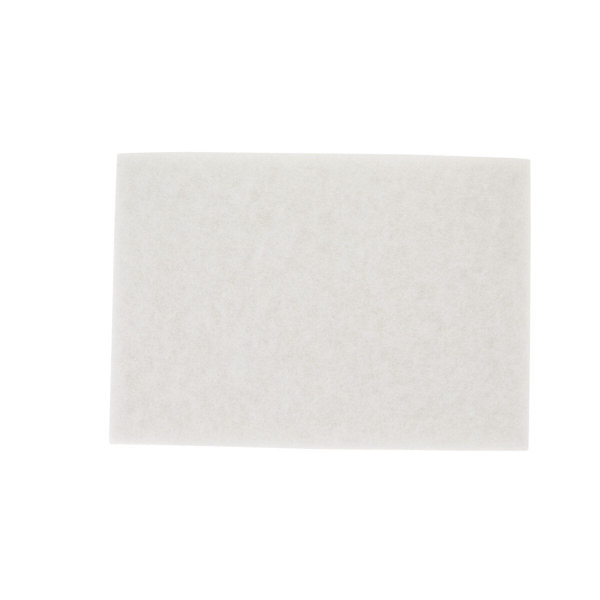 3M 4100 White Super Polish Floor Pad, 12 in x 18 in, White, Fine, Non-woven Polyester, Buffing Cleaning Polishing, Spray Cleaning or Dry Buffing Soft Finishes (7100119072) (20 Pack)