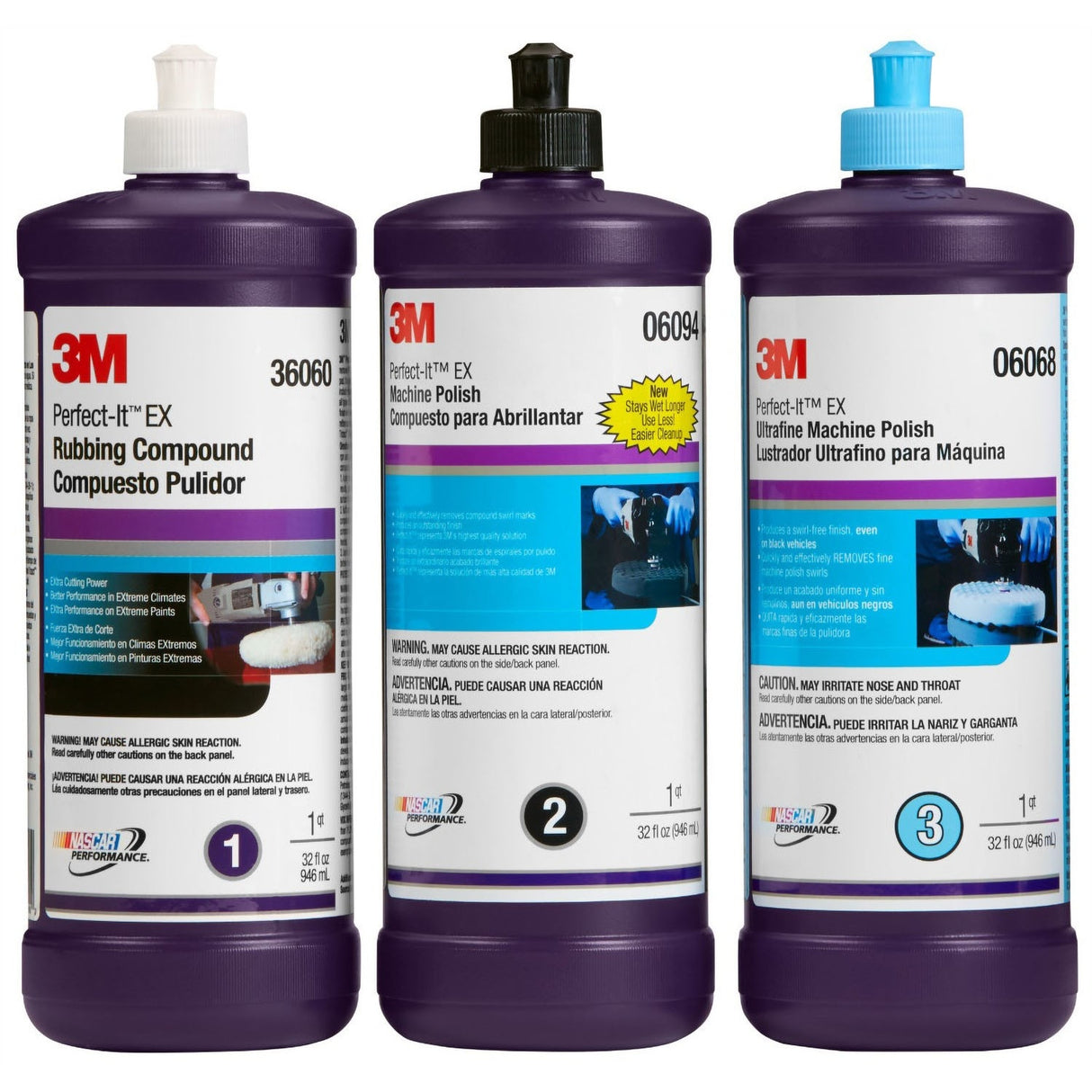 3M Perfect-It Hookit Paint Finishing Pad Kit, Single Sided, 4 in (30045) (7100119297) (4 Pieces) (6 Pack) - 2