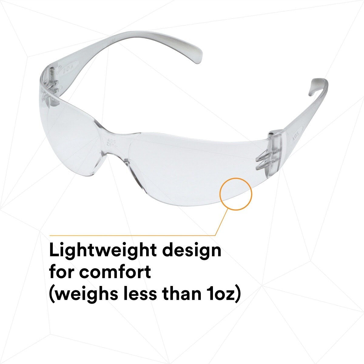 3M 11328-00000-20 11328 Virtua Protective Eyewear I/O Hard Coat Lens, Clear Temple (7100123356) (20 Pack) - 3