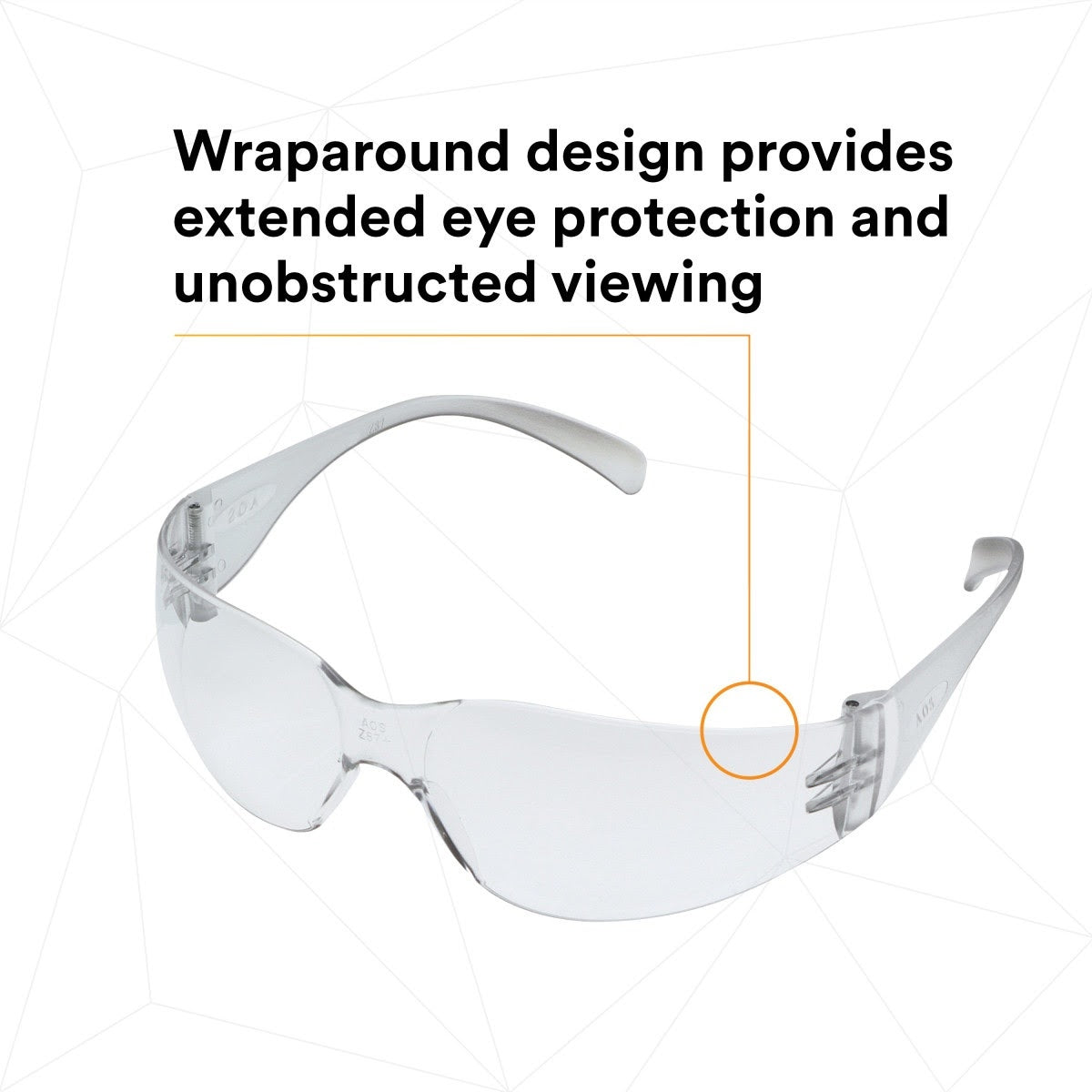 3M 11328-00000-20 11328 Virtua Protective Eyewear I/O Hard Coat Lens, Clear Temple (7100123356) (20 Pack) - 4
