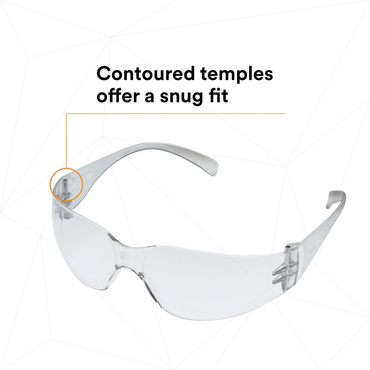 3M 11328-00000-20 11328 Virtua Protective Eyewear I/O Hard Coat Lens, Clear Temple (7100123356) (20 Pack) - 6