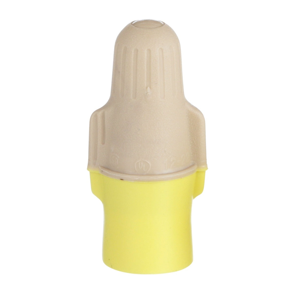 3M T/Y+POUCH Performance Plus Wire Connector, Tan Yellow, Twist On, 22-12 AWG, 600 V (7100127163) (1000 Pack)
