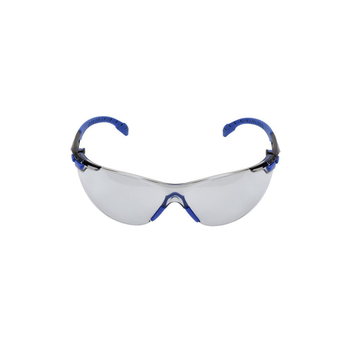 3M S1107SGAF Solus 1000 Series Safety Glasses Scotchgard Anti-Fog Indoor/Outdoor Grey Lens Blue/Black Frame (S1107SGAF) (7100131794) (20 Pack)