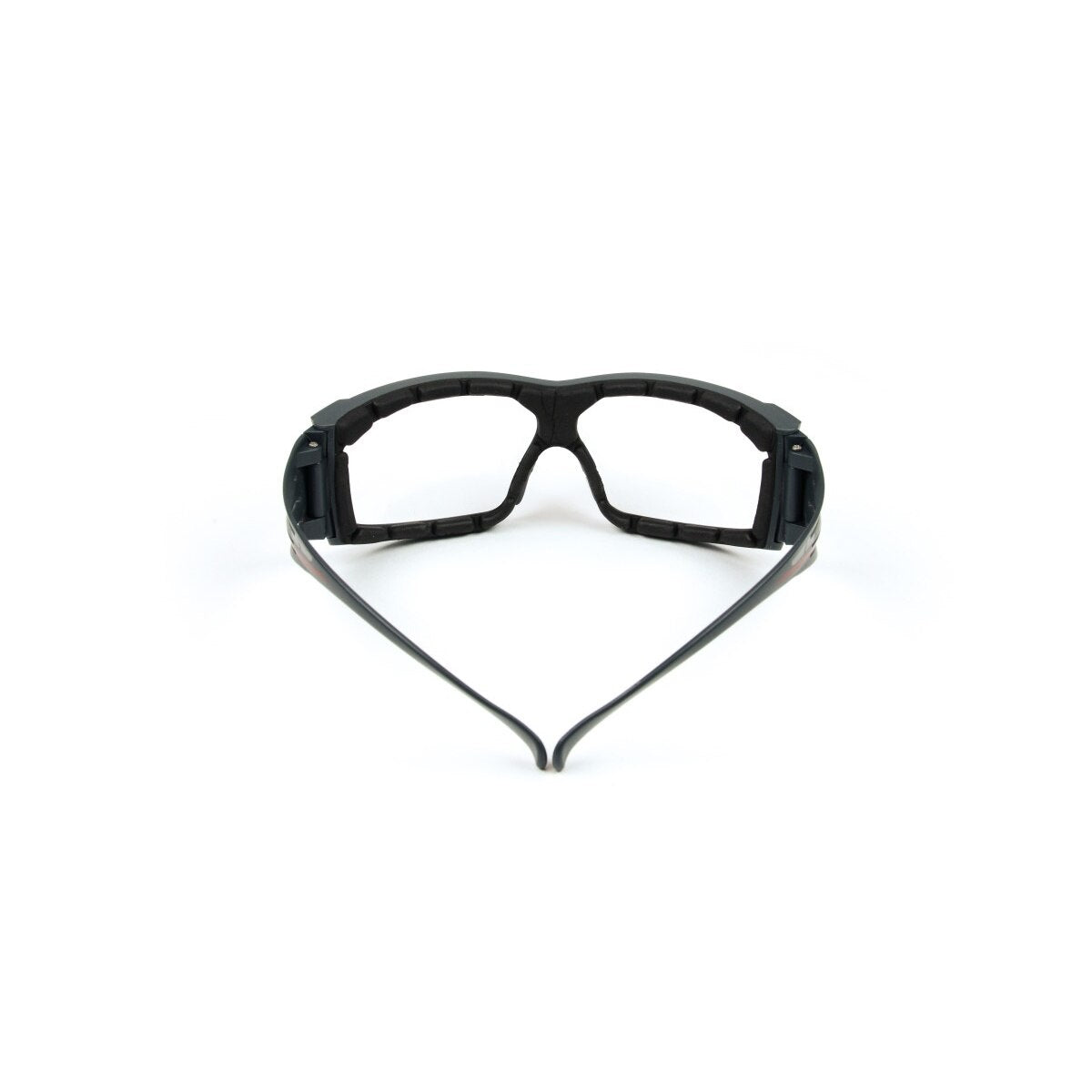 3M SF601SGAF-FM SecureFit Safety Glasses, Clear Scotchgard Anti-Fog Lens, Black Frame (7100133322) (20 Pack) - 4