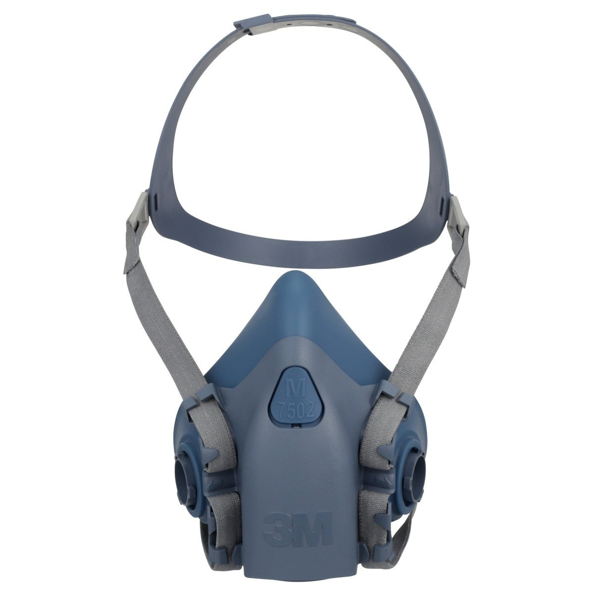 3M 7503 Reusable Half Facepiece Respirator, Cool Flow Valve, Bayonet Connection, Large (7100134949) (10 Pack)