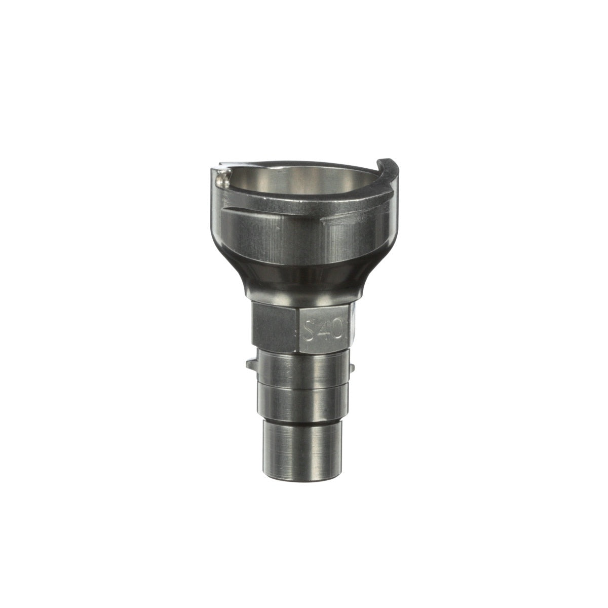 3M 26135 PPS Spray Gun Adapter, Type S40, Trapezoidal Thread, Silver, Connects SATAjet to Series 2.0 (7100135335) (4 Pack) - 2