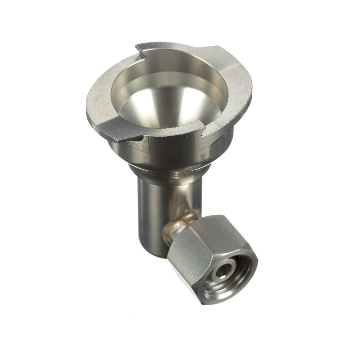 3M 26110 PPS Series 2.0 Adapter, Type S24, 1/4 Female, R-Angle 18 Thread NPS, Side Cup Mount (7100135940) (4 Pack) - 4