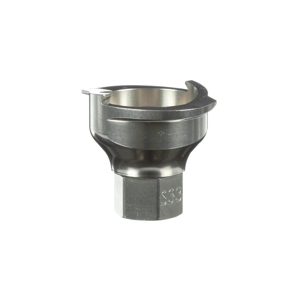 3M PPS Series 2.0 Spray Cup System Adapter, Type S33, 1/8-27 NPT Thread (26128) (7100135950) (4 Pack) - 5