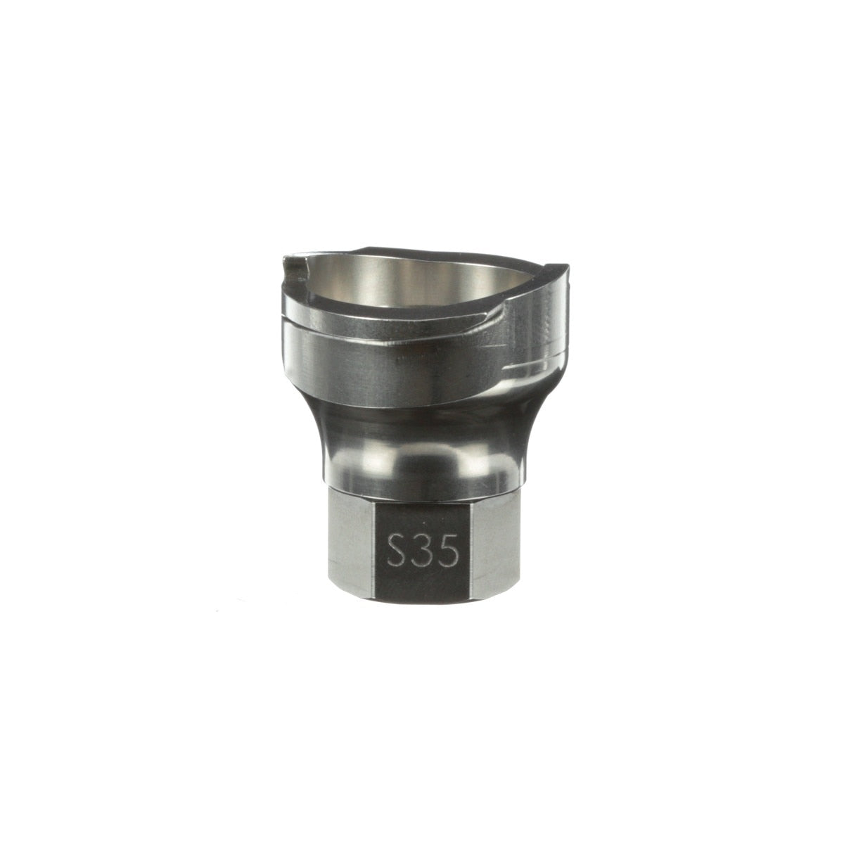 3M 26130 PPS 2.0 Spray Gun Adapter, Type S35, 16 mm Female, M16 x 1.5 Thread, Connects Select Lex-Aire and Matco Paint Guns (7100135951) (4 Pack)
