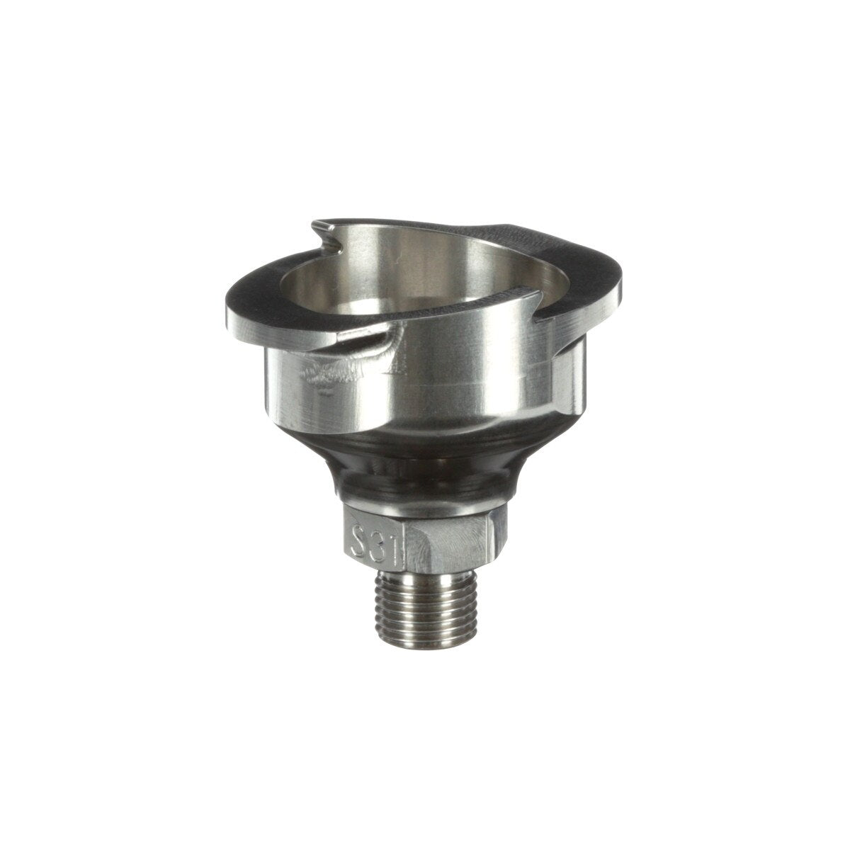3M PPS Series 2.0 Spray Gun Adapter, Type S31, 1/8 in Male, 28 Thread BSP, Silver (26127) (7100135953) (4 Pack) - 6