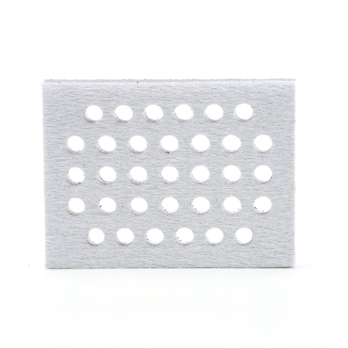 3M 28324 Hookit Interface Pad, Medium Density Foam, Gray, 3 in x 4 in x 1/2 in, 33 Holes (7100138159) (10 Pack)