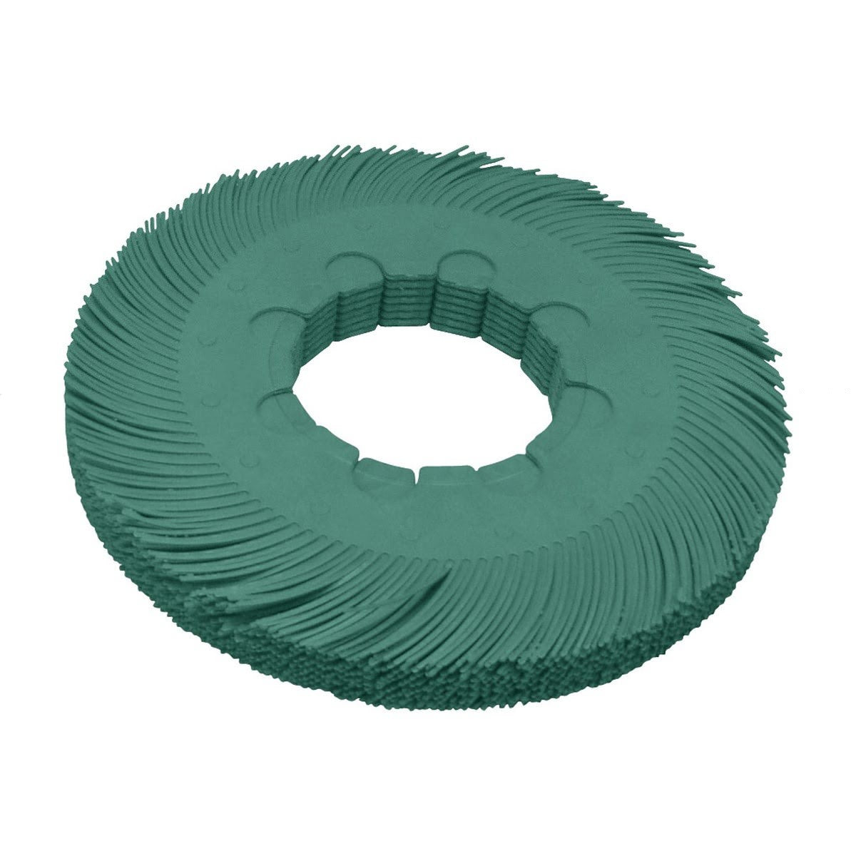 3M Scotch-Brite Radial Bristle Brush Replacement Disc, T-S 50 Refill, Ceramic, Green, 8 in x 1 in, 6000 RPM, Grit 50 (7100138339) (70 Pack)
