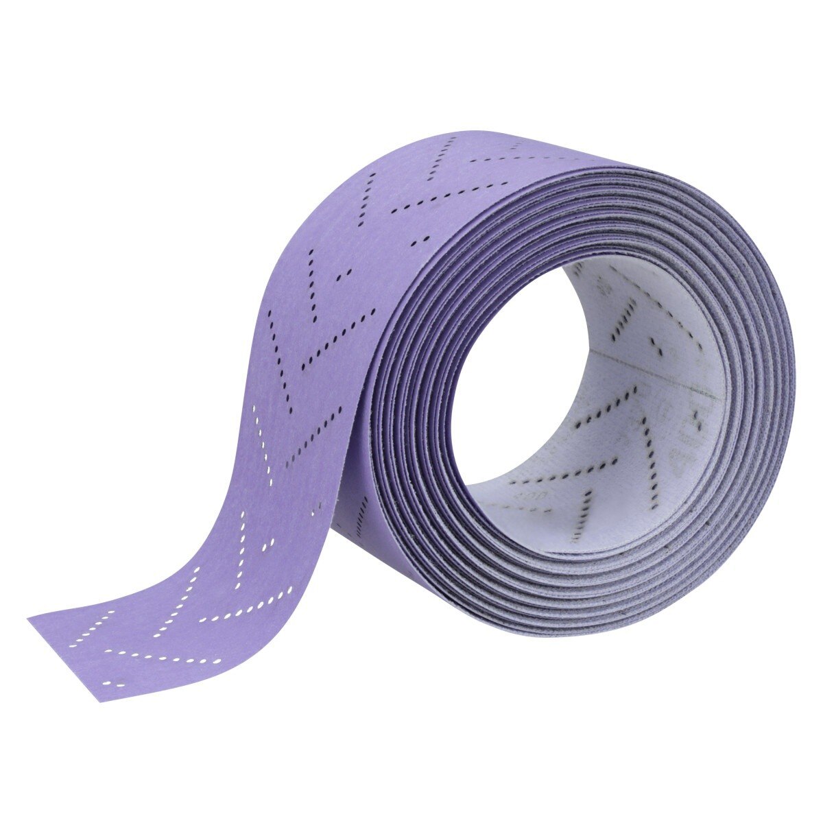 3M 737U Cubitron II Hookit Clean Sanding Sheet Roll, 320+, Purple, 70 mm x 12 m, Multi-Hole (34449) (7100141495) (5 Pack) - 3